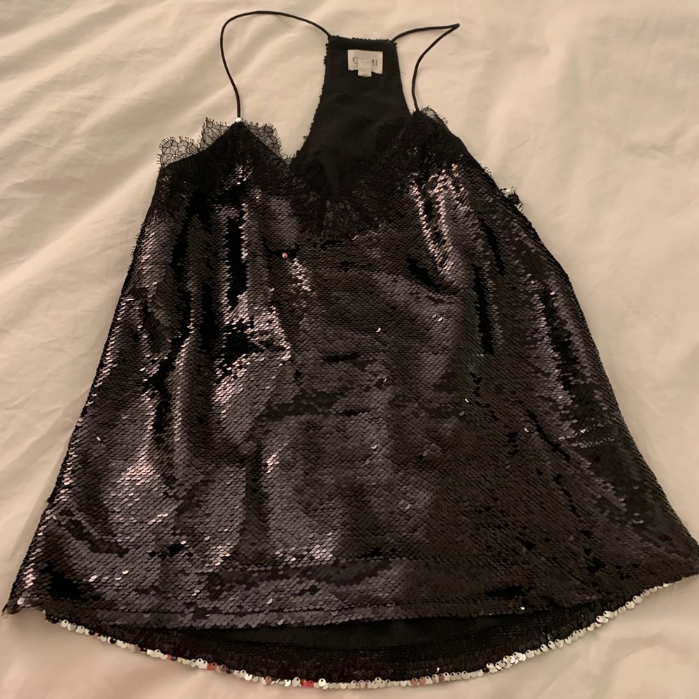 Cami NYC sequin tank